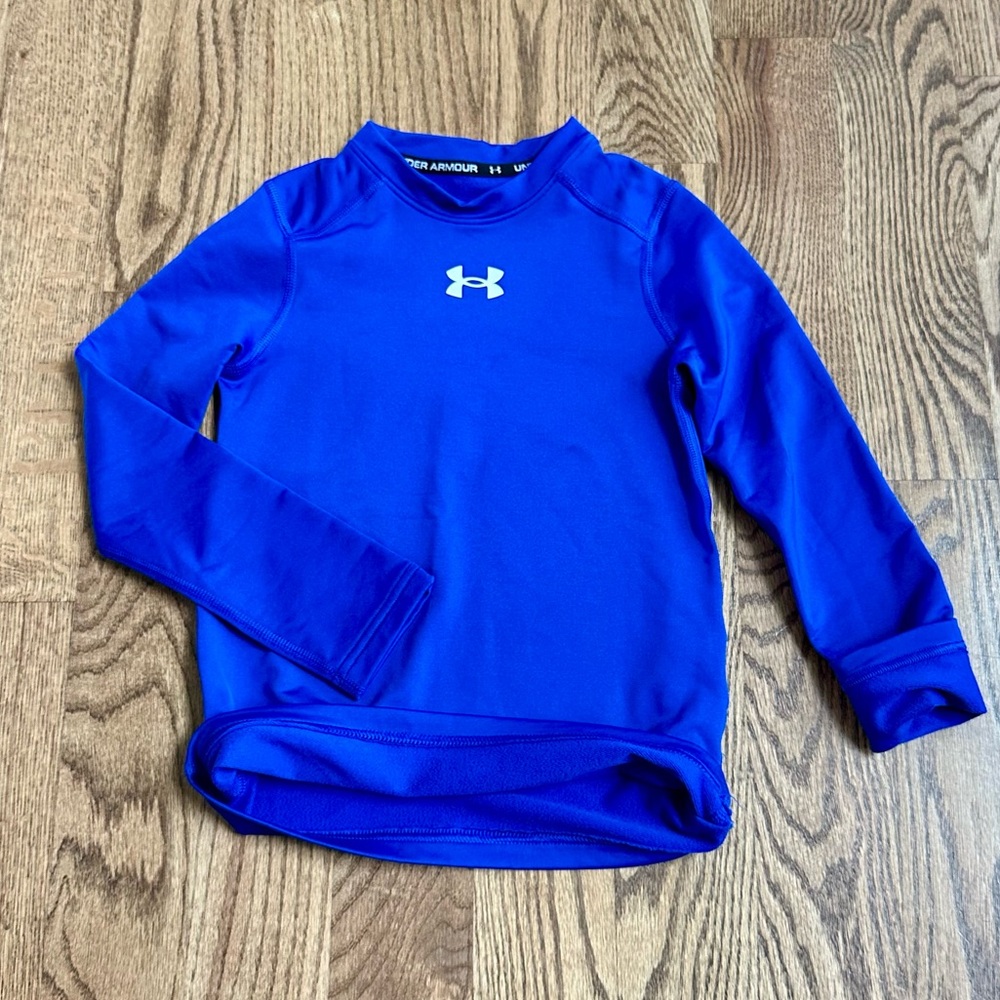Under Armour Kids Royal Blue Coldgear Small